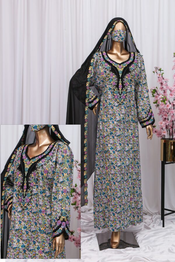 Pakistani Cotton with Scarf قطن باكستاني مع شيلة